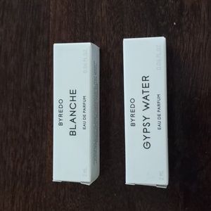 Byredo Gypsy Water and Blanche 2ml sample